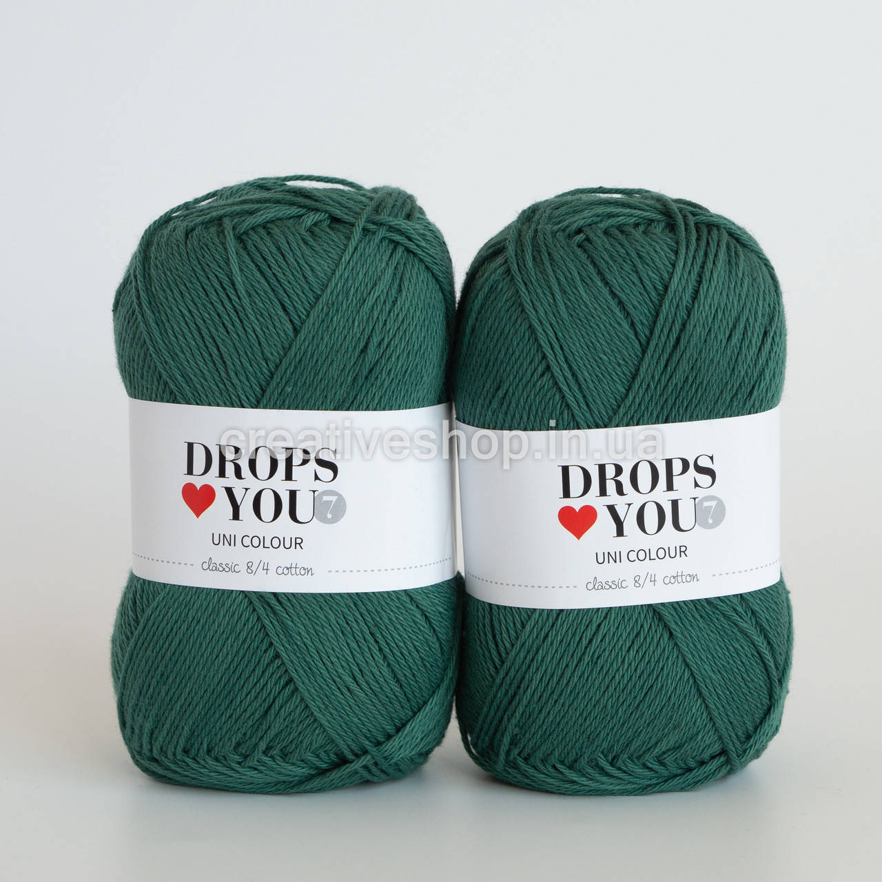 

Пряжа DROPS Loves You 7 (цвет 30 bottle green), Зелёный