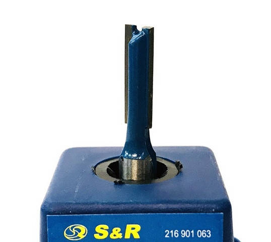 

Фреза S&R кінцева пазова Ø6,35 × 20 × Ø8мм