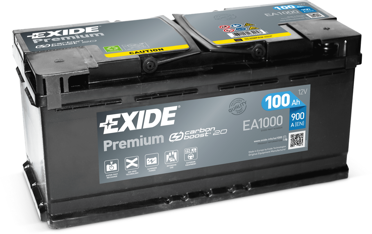 

Аккумулятор автомобильный Exide EA1000