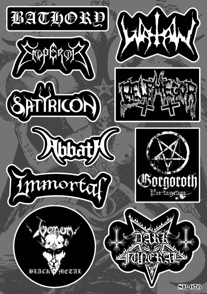 

Стикерпак Black Metal SP-076, Черный