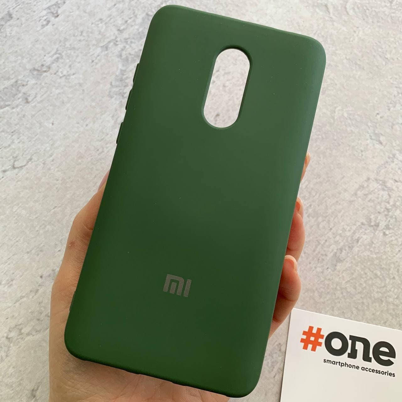 

Чехол для Xiaomi Redmi Note 4x с микрофиброй бархатный внутри накладка чехол на сяоми нот 4х зеленый CFA, Зелёный