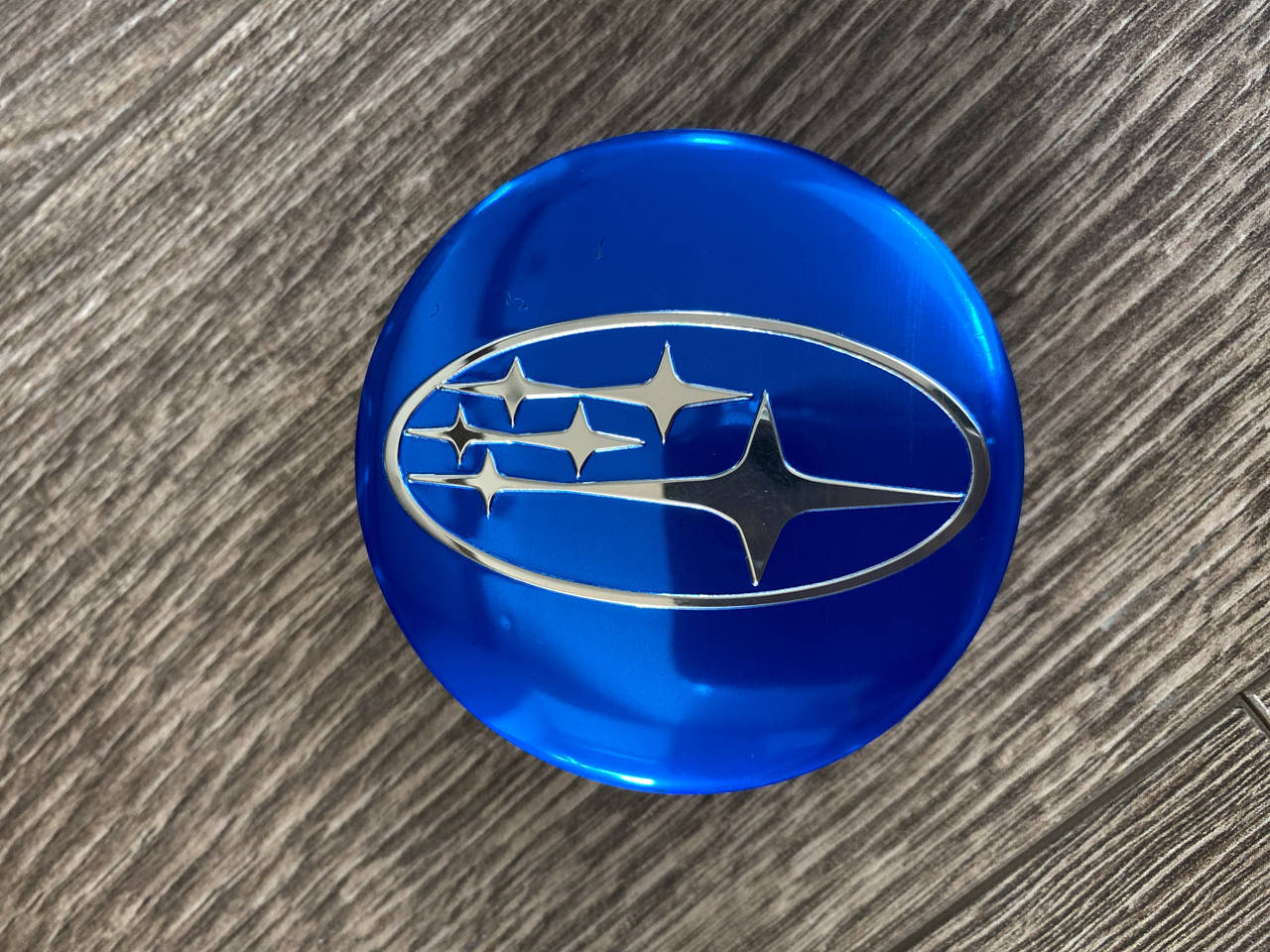 

Колпачки Subaru 56*52 мм синие