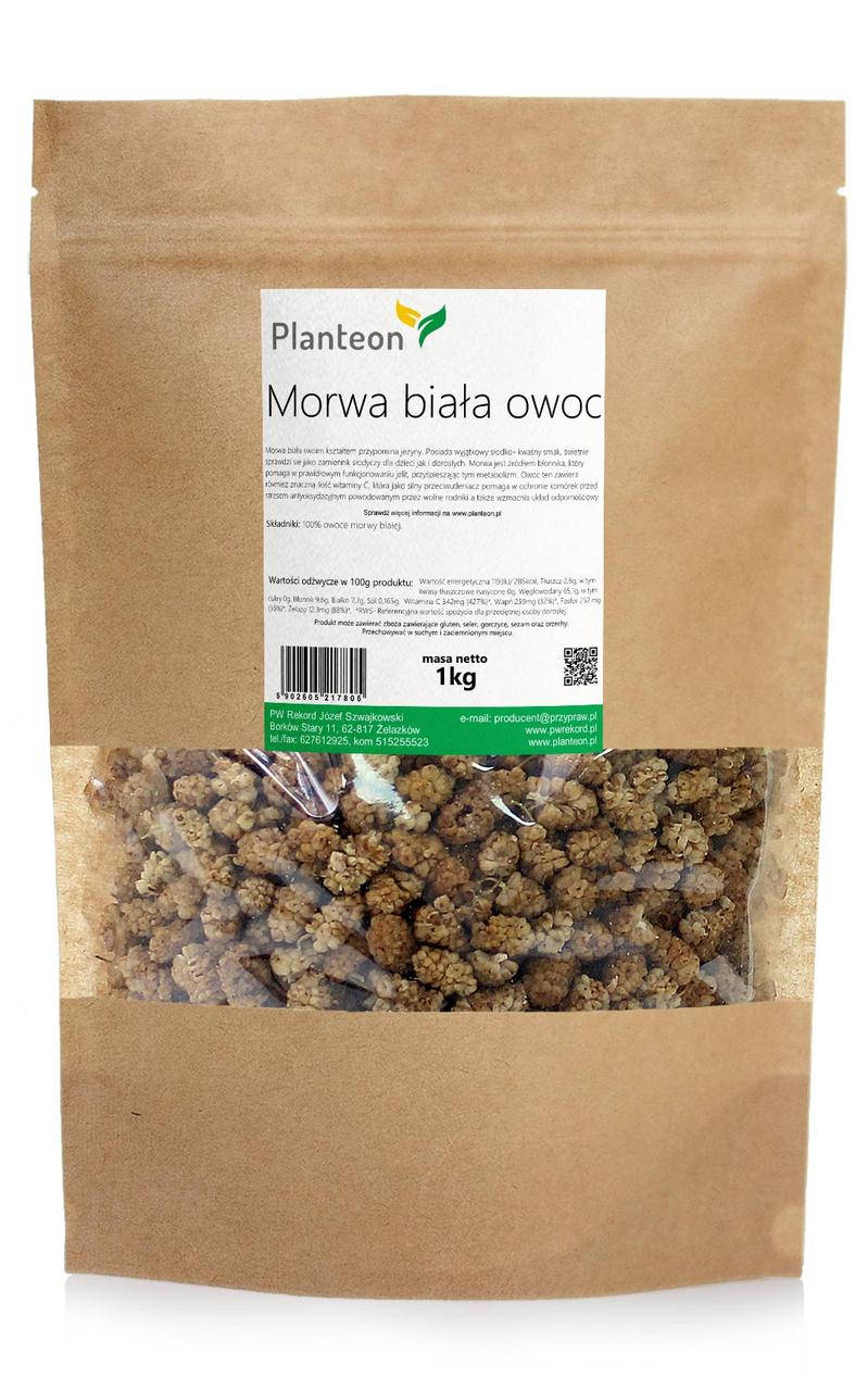 

Шелковица белая (Тутовник) сушеная, плоды белой шелковицы 1 кг, PL