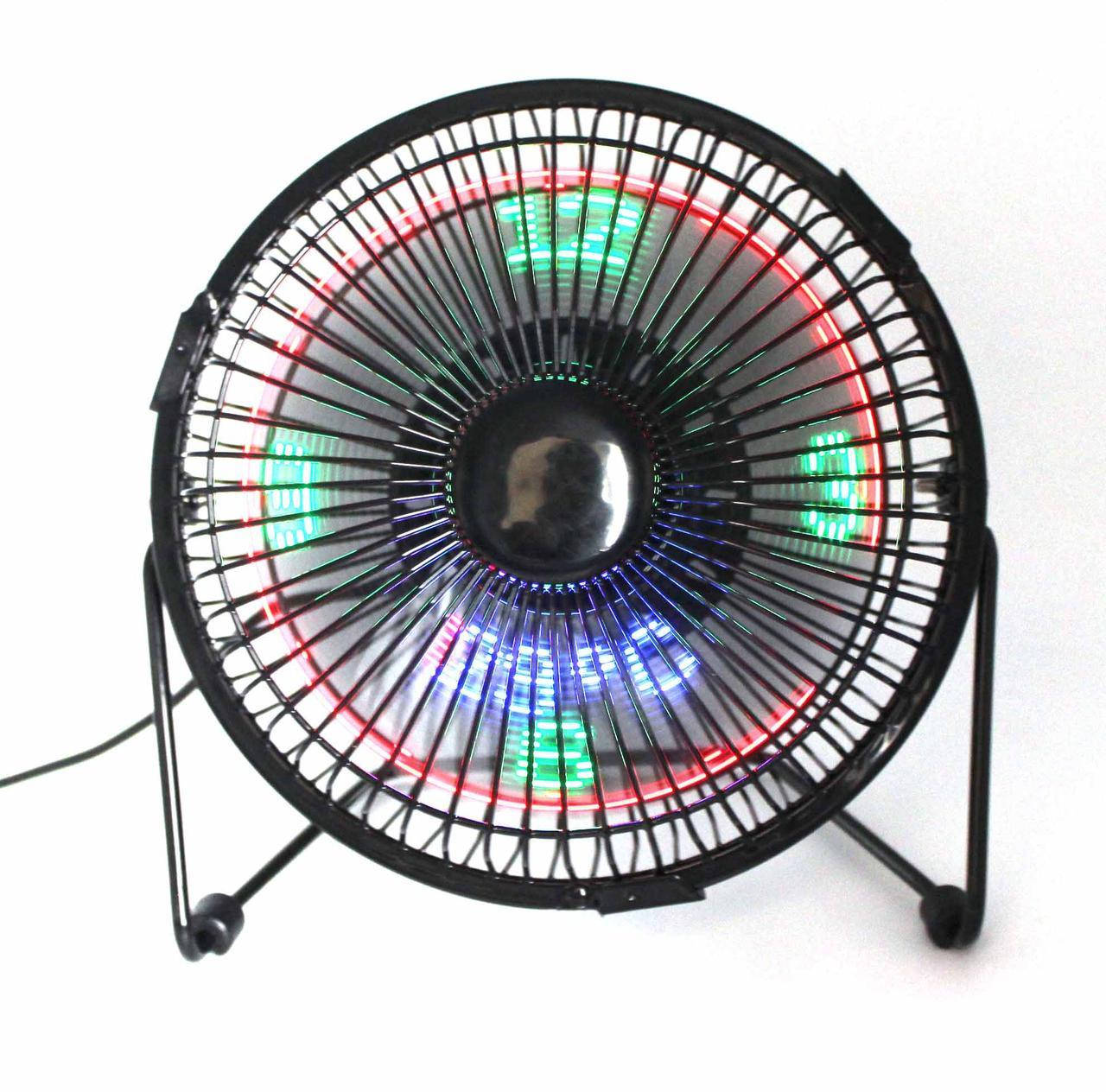 

Настольный вентилятор с LED-часами и термометром от сети Fan D-2991 Black
