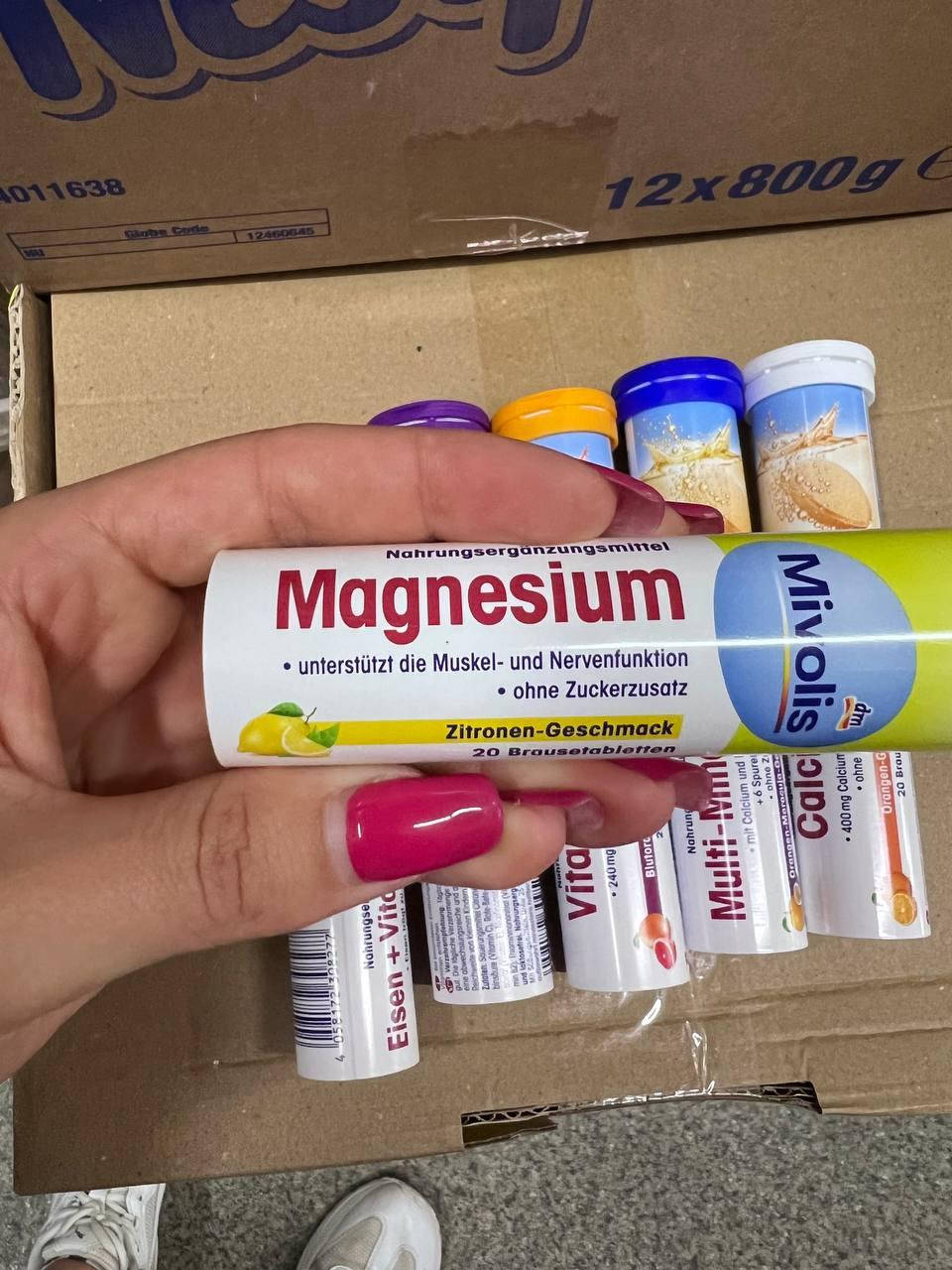 

Шипучие витамины ‍♀️ Mivolis "Magnesium" 82 гр. Германия