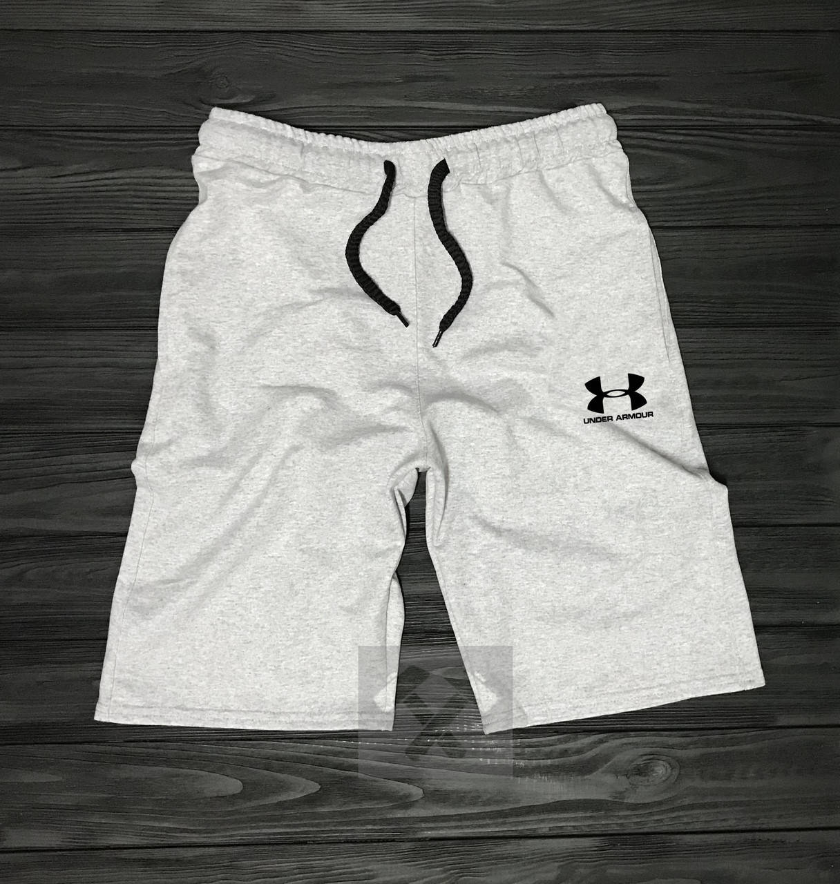 

Летние трикотажные шорты Андер Армор, мужские спортивные шорты Under Armour XL белые, Белый