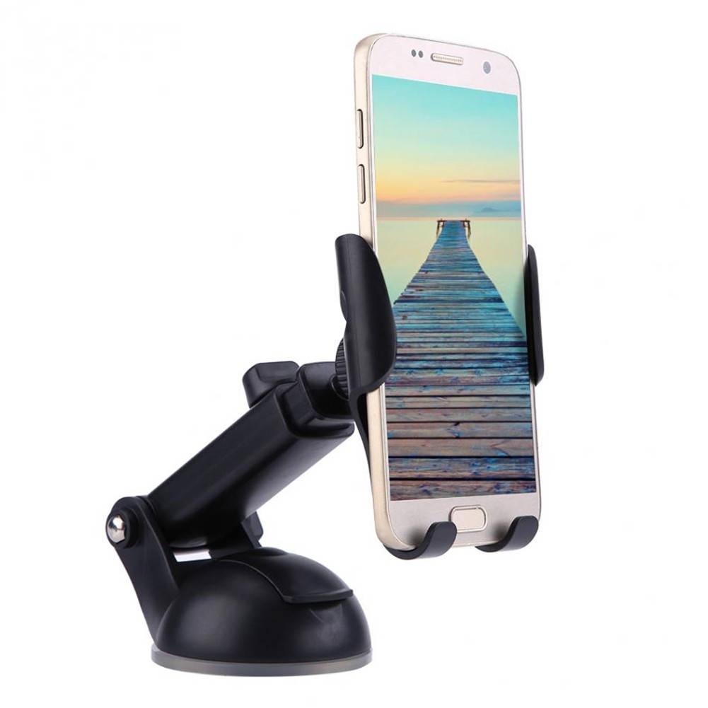 

Автомобильный держатель для телефона на пенель/ветровое стекло GUB C12, Черный