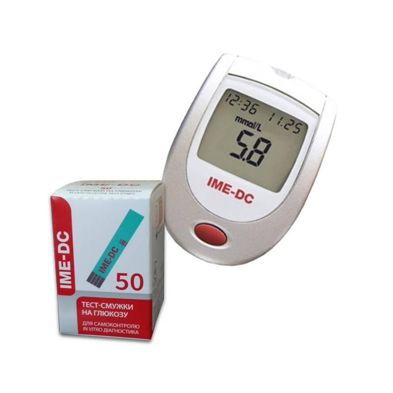 

Глюкометр IME-DC (ИМЕ-ДС) + тест-полоски IME-DC №50, Германия