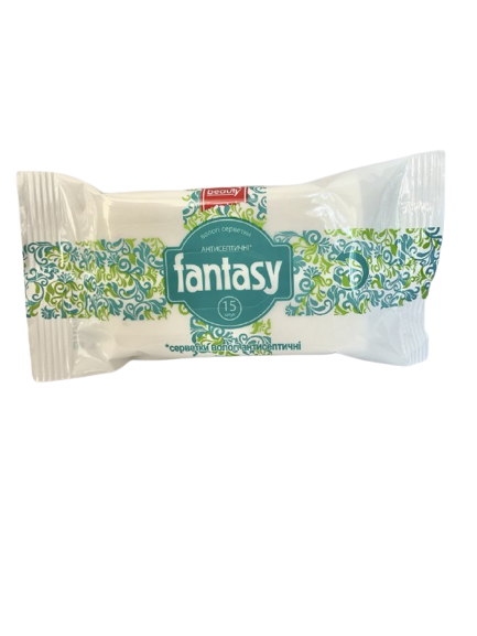 

Салфетки влажные антисептические 15 шт, Beauty Fantasy, Фентези