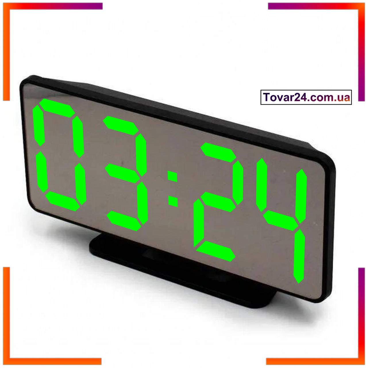 

Часы настольные VST-888 с зеленой подсветкой