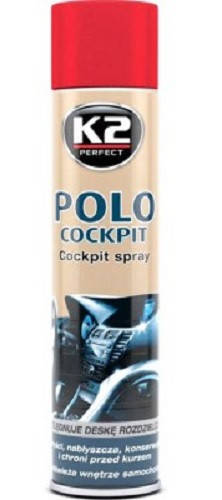 

Полироль торпеды вишня K2 Polo Cockpit 300 мл (K403WI)