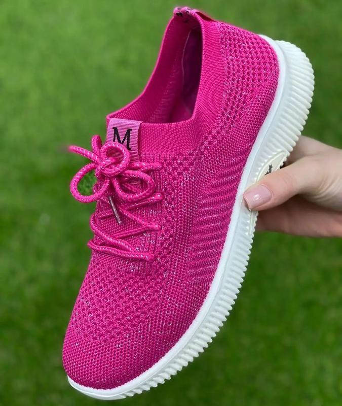 

Кроссовки женские малиновые текстиль 36,37,38, Малиновый