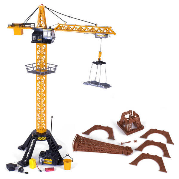 

Подъемный кран на радиоуправлении башенный большой 90 см игрушка детская Желтый (29424)