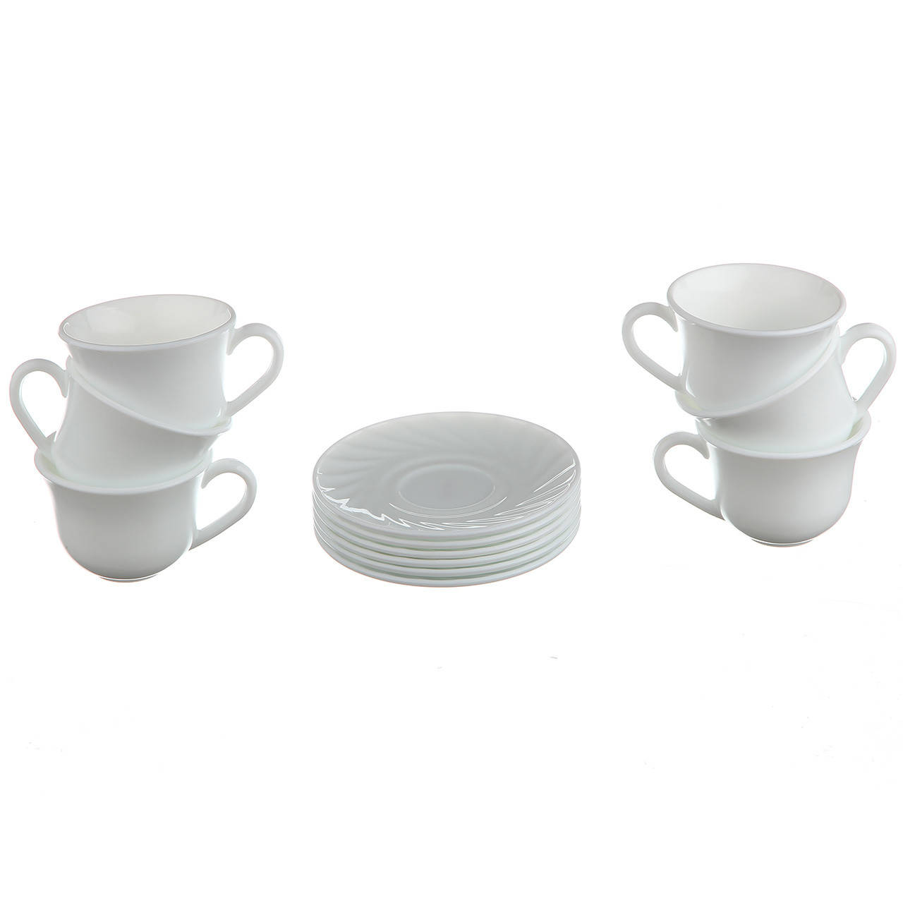 

Чайный сервиз A-PLUS 12 предметов (1876) Уценка, Белый