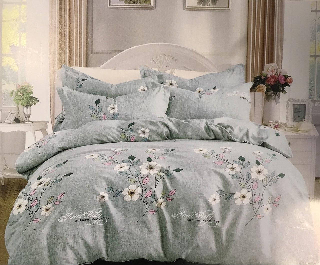 

Постельное двухспальное белье| сатин| ZARA | HOME Textile|, Мятный