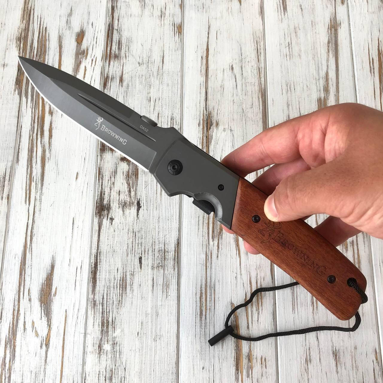 

Складной нож тактический Browning 28 см, Серый