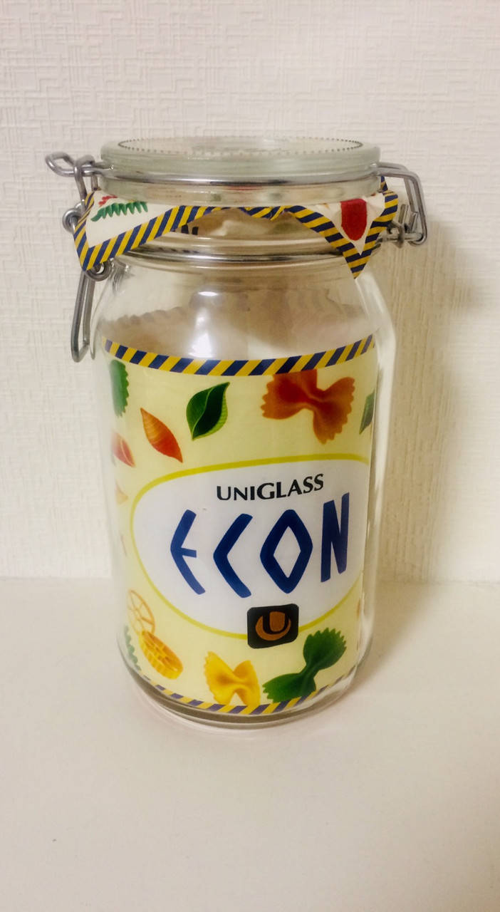 

Стеклобанка с замком 1.5 л