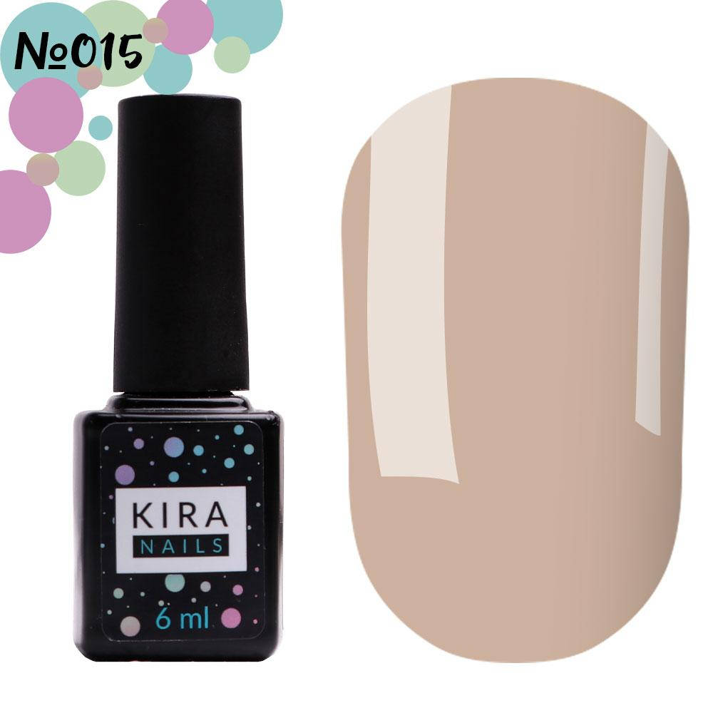 

Гель-лак Kira Nails №015, 6 мл (бежевый)