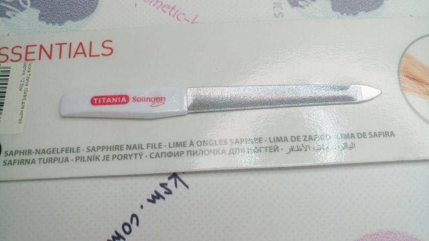 

Пилка Titania 1049/5 для ногтей Saphire, 12.5см