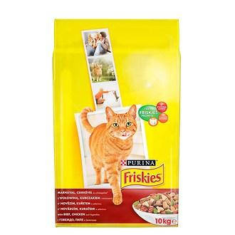 

Сухой корм Friskies для кошек, с говядиной, курицей и печень 10КГ