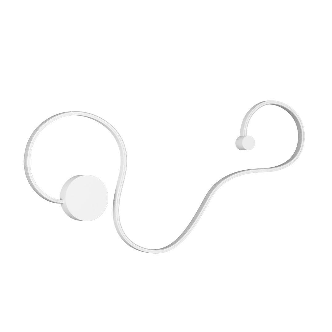 

Led бра настенное Изгиб в белом корпусе - необычное и оригинальное 20W 4000K LV 801L1084 WH