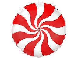 

Шар - мини круглый с рисунком "Леденец" 23см Sweet Party (Испания на палочку) - Красный, Разные цвета