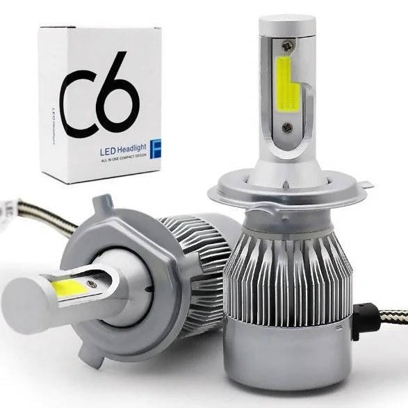 

Комплект LED ламп C6 H4 (цена за 2шт) - ближний, дальний свет