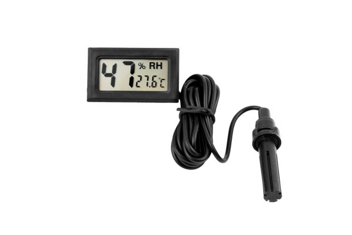 

Термометр гигрометр с выносным датчиком WSD-12