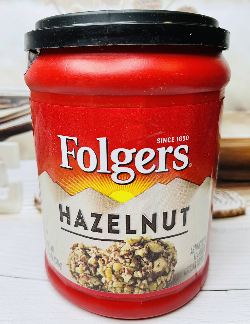 

Кава мелена Folgers Hazelnut горіховий аромат