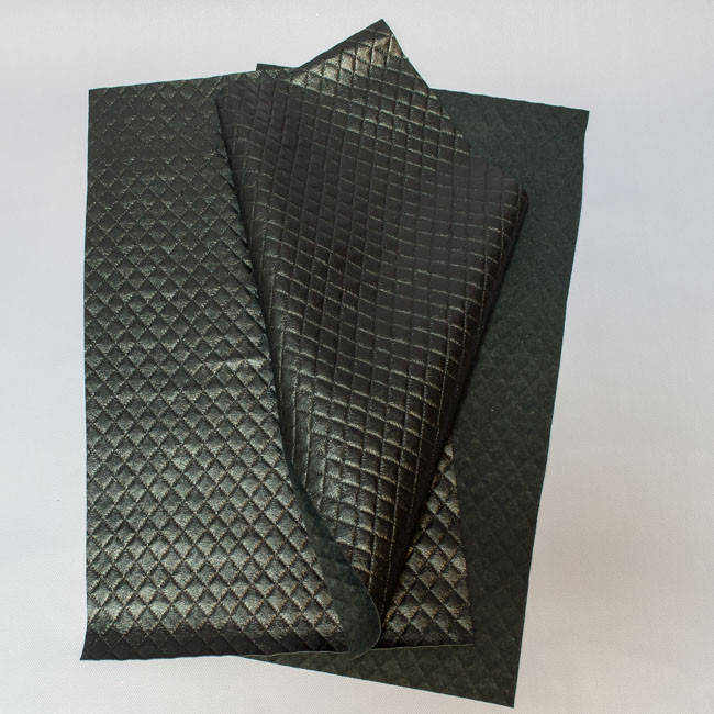 

Кожа Экокожа стеганка черный Кожа-183