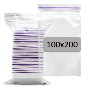 

Пакеты с замком Zip-Lock - 100 × 200