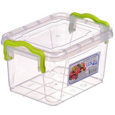 

0,8 л. Контейнер пищевой Lux №2 (16,2 * 11,2 * 9,3см) "AL-Plastik"