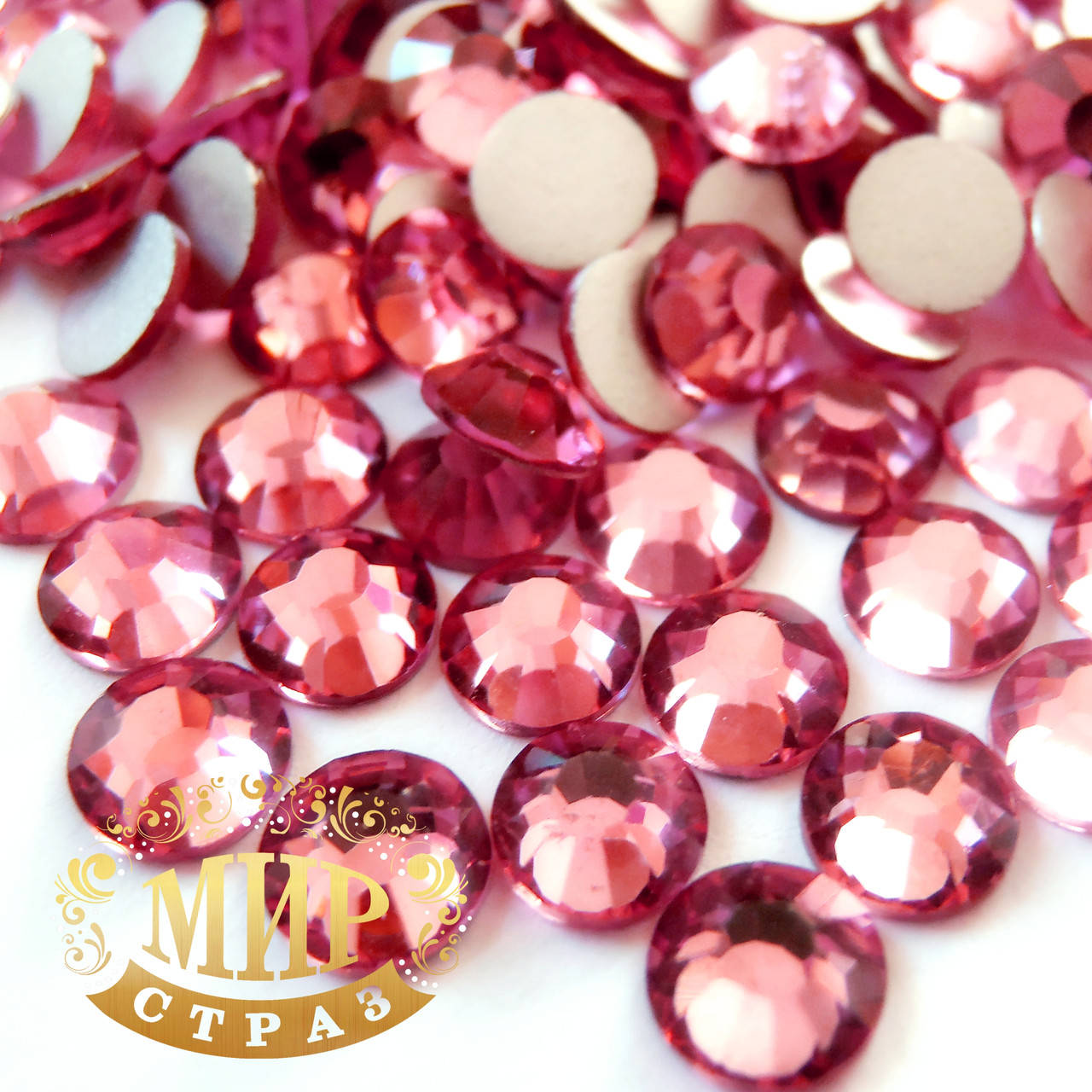 

Стразы ДМС Rose ss8 (2,3-2,5mm), 100шт