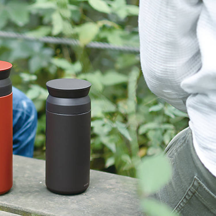 

TRAVEL TUMBLER 350ml black термос для подорожі чорний, Черный