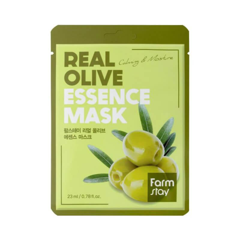 

Тканевая маска с оливой FarmStay Real Olive Essence Mask 23 ml