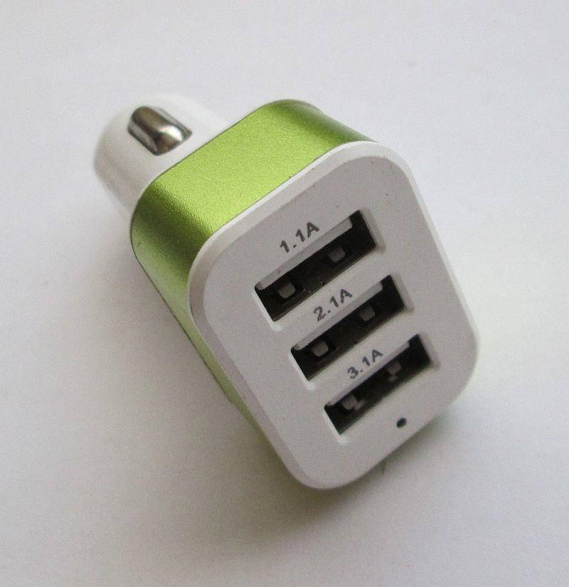 

Зарядное устройство на 3 Usb порта от прикуривателя 12 В