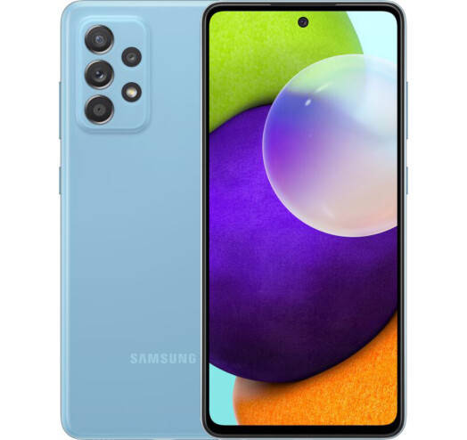 

Смартфон Samsung Galaxy A52 4/128GB Blue (SM-A525FZBDSEK), Голубой