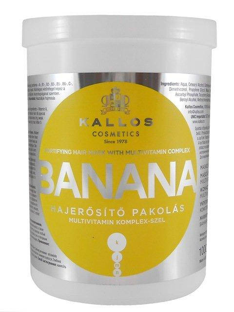 

Маска для укрепления волос с экстрактом банана Kallos Cosmetics, 1 л