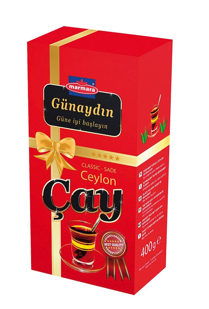 

Чай черный цейлонский крупнолистовой 400 г Gunaydin Cay Ceylon (рассыпной)