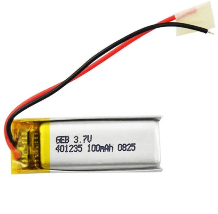 

Батарея 3.7V 100 мАч 401235 Литий-Полимер Аккумулятор для Bluetooth Гарнитуры