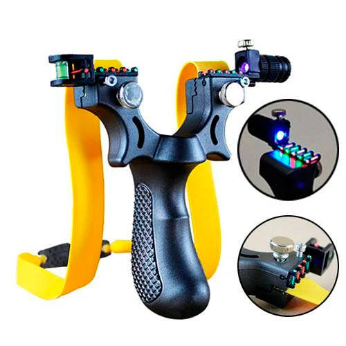 

Рогатка с ночным прицелом и уровнем 400м для спорта, охоты, рыбалки