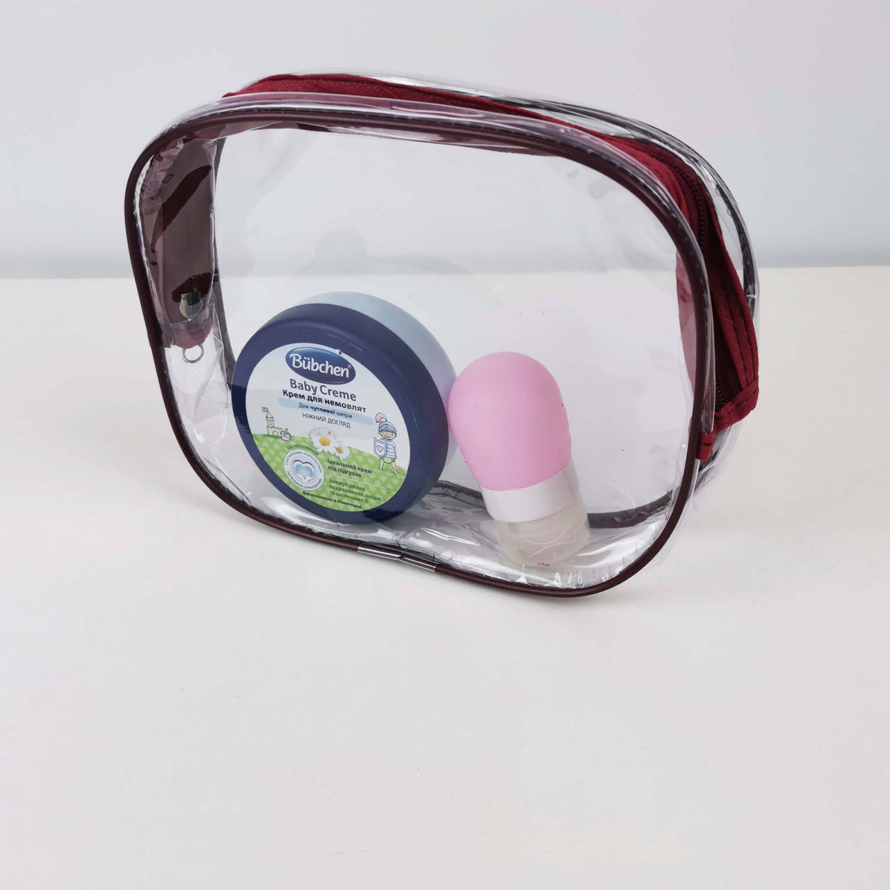 

Косметичка 20х16х5см, Бордовый