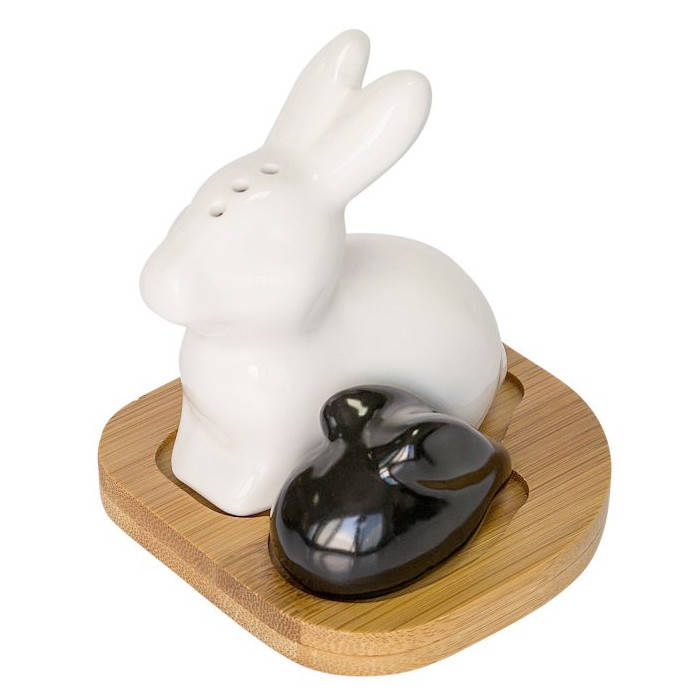 

Набор для специй соль/перец "Большой и маленький кролики", Артикул: 21-275-001. TM "Krauff"