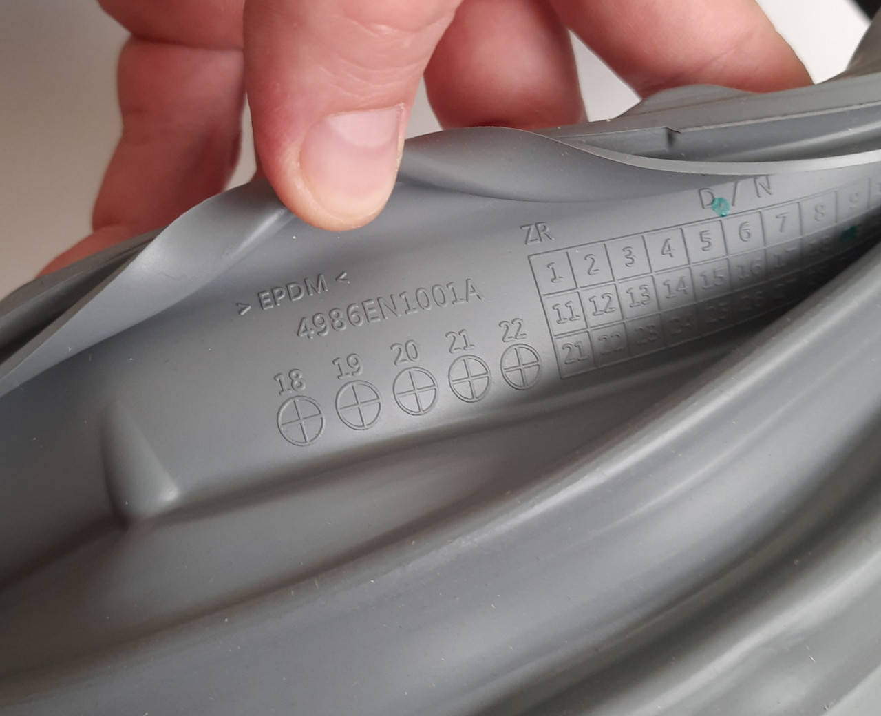

Манжета люка для стиральной машины LG 5kg 4986EN1001A