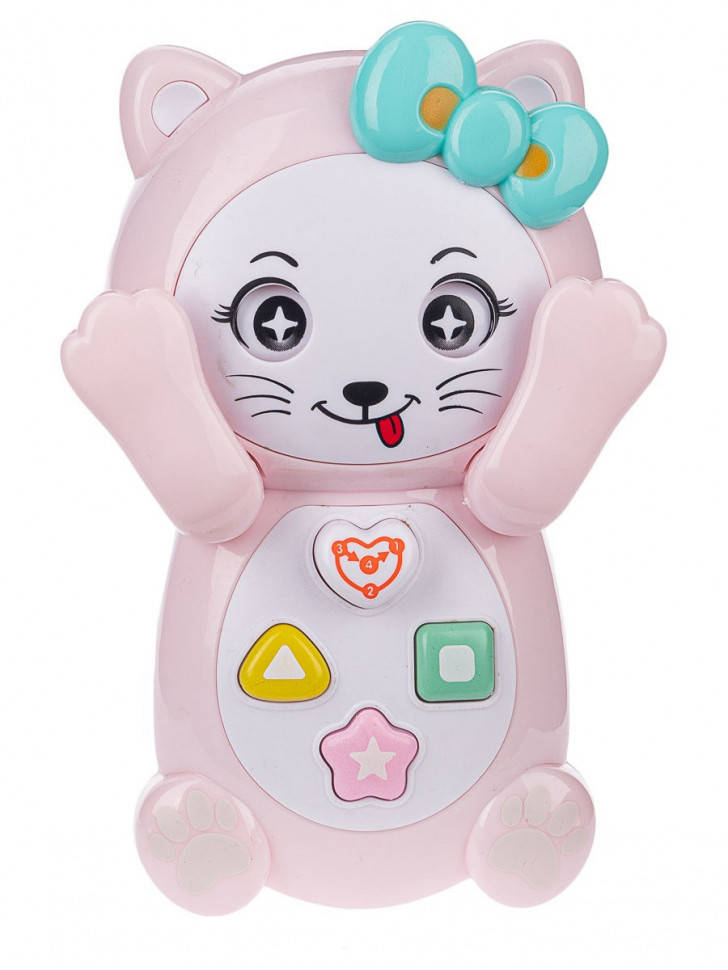 

Детский интерактивный телефон ''Ау котик'' 7828 PLAY SMART на рус. языке (Pink)
