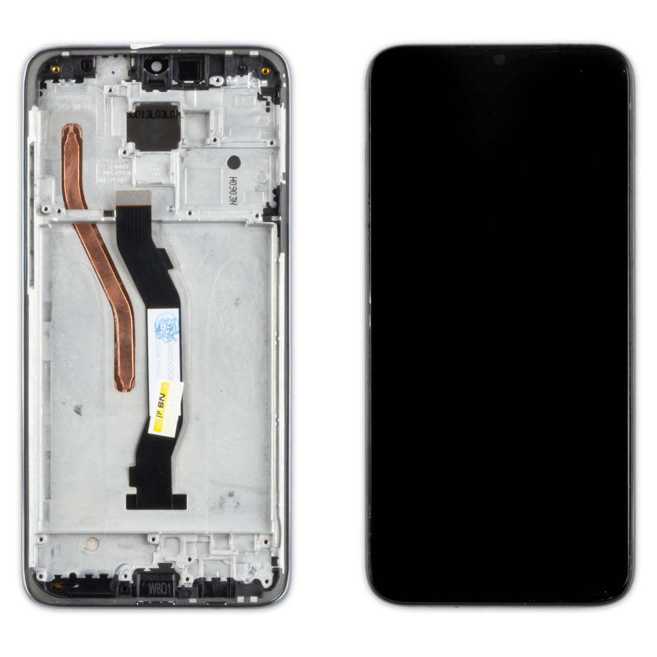 

Дисплей XIAOMI Redmi Note 8 Pro c черным тачскрином и рамкой, Черный