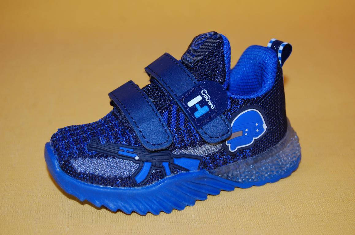 

Детские Кроссовки и кеды с подсветкой Clibee Польша 8870 Для мальчиков Синий размеры 21_26