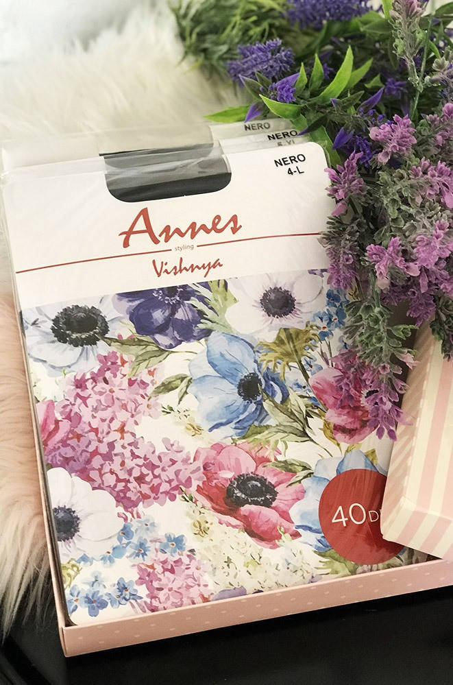 

Колготы женские черные размер  Annes 40 den 119262M, Черный