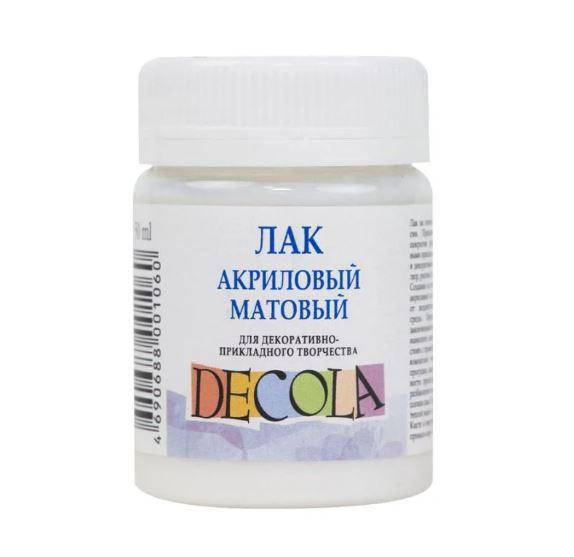 

Лак акриловий матовий, 50 мл, Decola