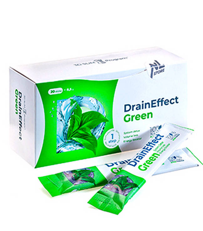 

DrainEffect green Дрейн Эффект грин для очистки и похудения очищающий напиток энерджи слим диет драйнэфект